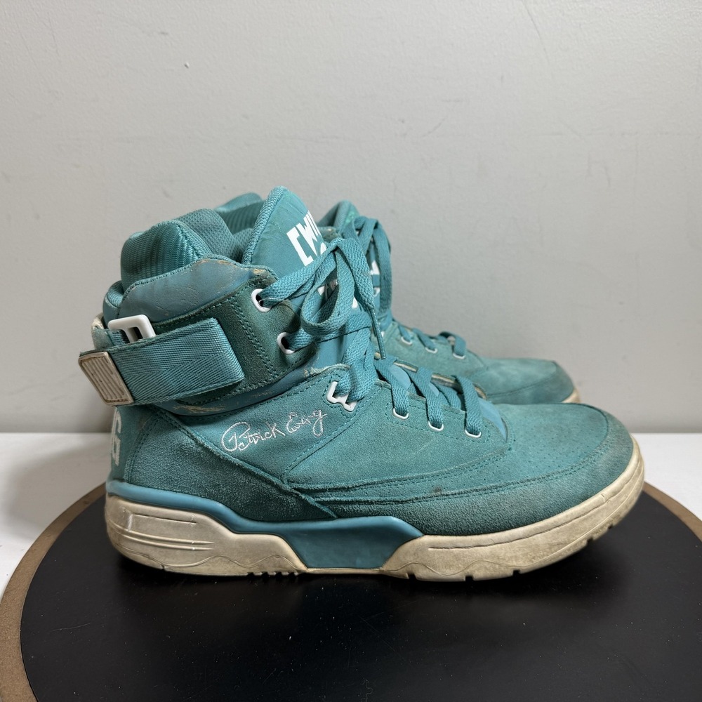 Ewing 33 Hi Shoes Mens Size 10.5 Blue High Top Basketball Retro 1EW90162-326